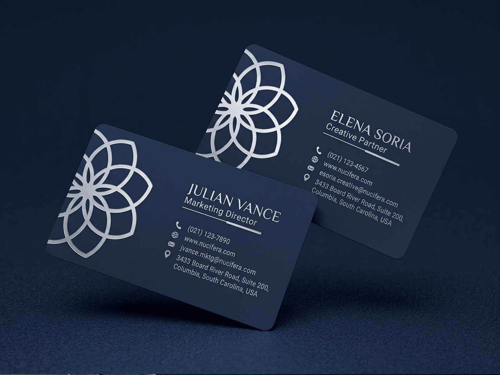 Business cards Abu Dhabi - custom printed business cards with logo and contact details
