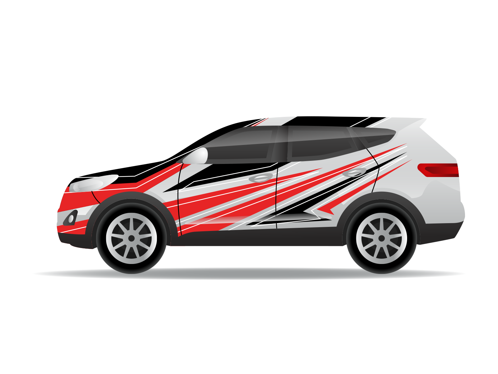 Vehicle branding Abu Dhabi – branded company van with full vinyl wrap